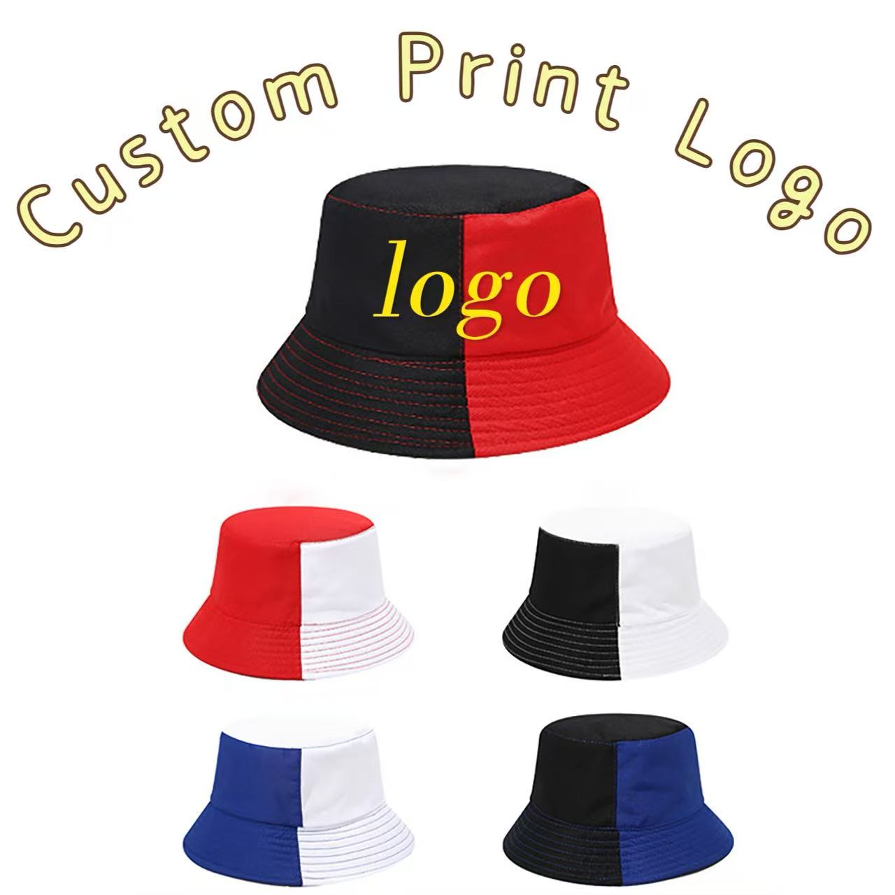 Company Profile Printing - Customized Printed Logo Color Blocking Fisherman