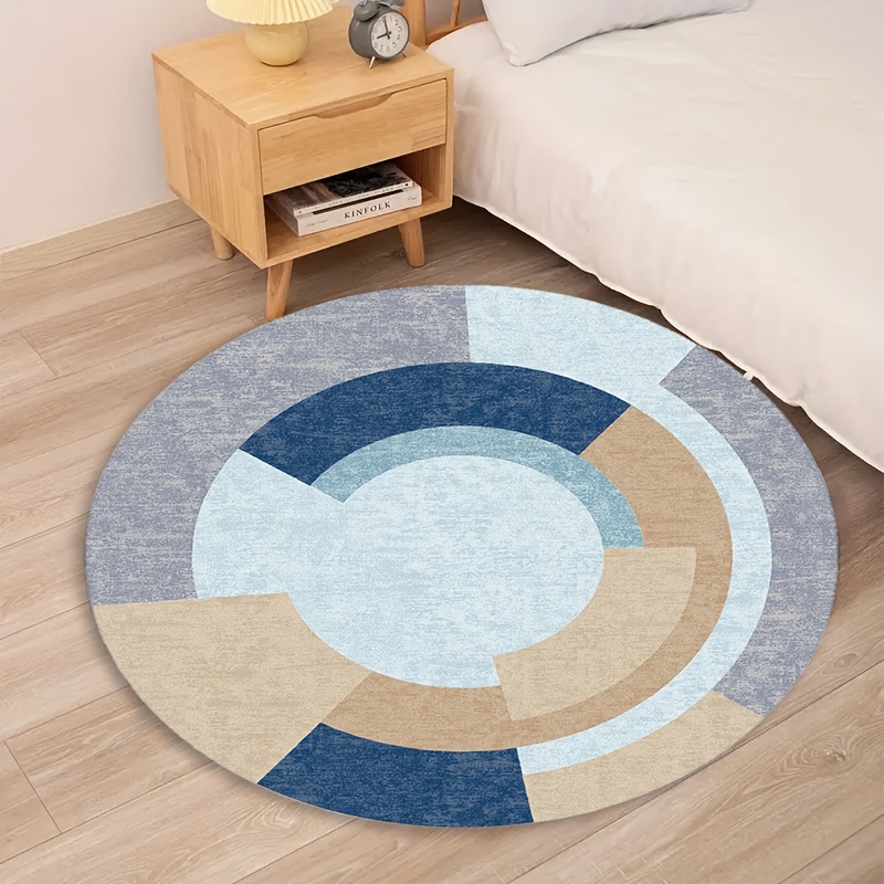 Wholesale Commercial Printing - 2d Printed Blue Grey Beige Geometric