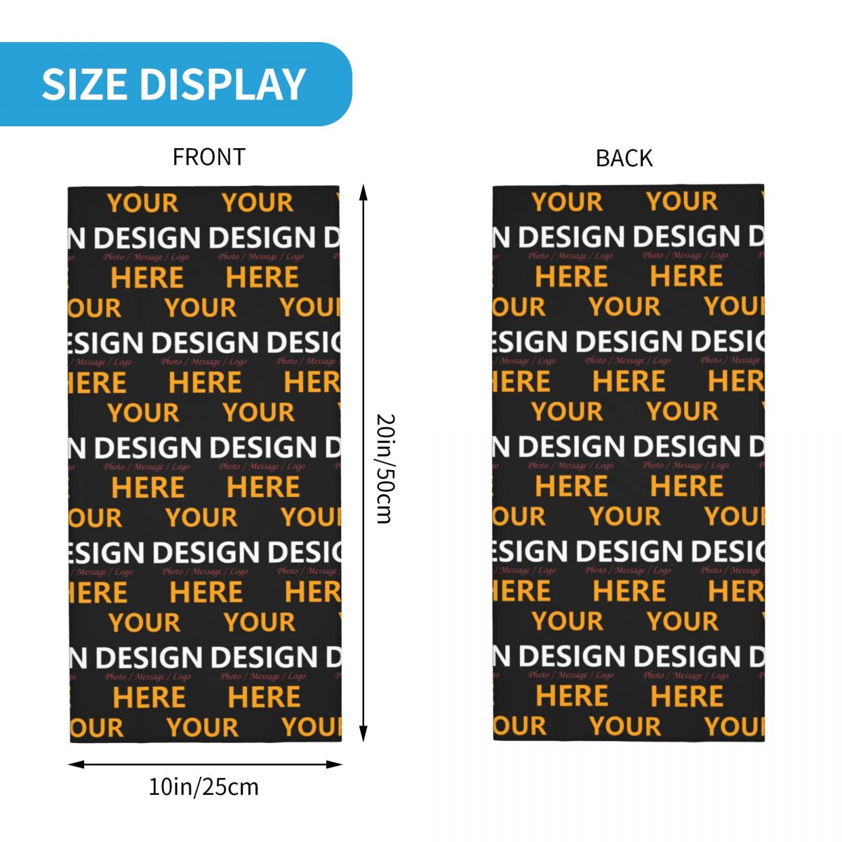 Custom Your Design Here Bandan - Company Profile Printing recension och pris