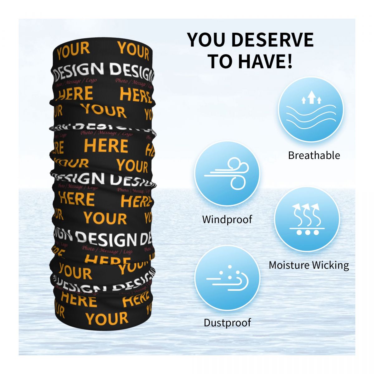 Custom Your Design Here Bandan - Company Profile Printing recension och pris