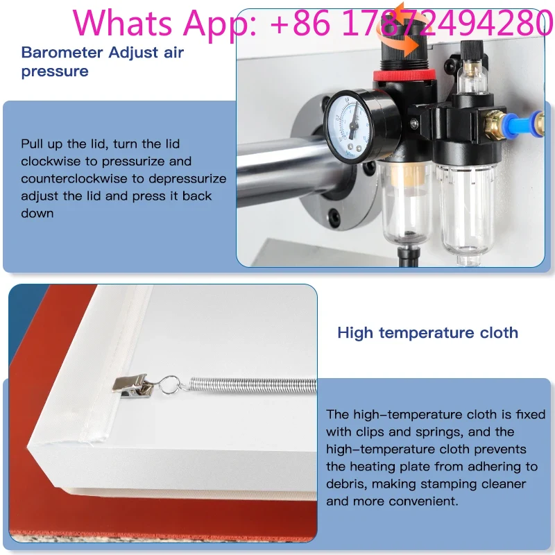 Dual Electric Slide Hot Stampi - Commercial Shirt Printing Machine recension och pris