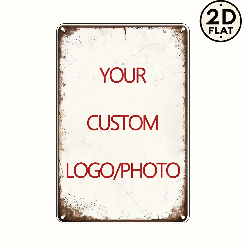 Custom Metal Tin Sign Personal - Company Profile Printing recension och pris